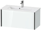 Duravit Waschtischunterbau XVIU Compact 810 mm weiß matt mit Tip-On-Technik für ME by Starck