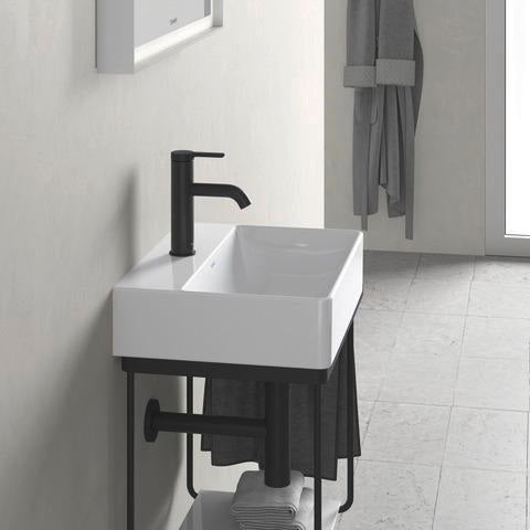 Duravit DuraSquare Metallkonsole mit Handtuchhalter links/rechts, chrom, 333x516x400 mm