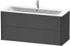graphit matt / Spanplatte / 2Schubk.,schwarz matt/graphit