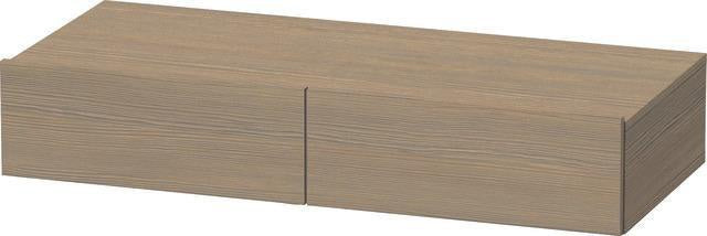 Duravit DuraStyle Schubkastenablage 1000 mm Eiche Terra/Weiß Matt – 2 Schubkästen, wandhängend