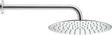 DURAVIT Kopfbrause D300 Rain Schwarz Matt – 300 mm, rund, Antikalk, Wand- & Deckenmontage