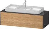 DURAVIT White Tulip Konsolen-Waschtischunterbau 1300 mm, wandhängend, weiß seidenmatt, 1 Auszug