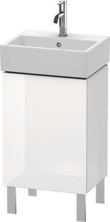 DURAVIT L-Cube Waschtischunterbau 593x434x341 mm, amerikanisch nussbaum, Anschlag links, für Vero Air