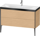 DURAVIT XViu c-bonded Waschtischunterbauset 1200 mm, 2 Auszüge, Eiche Natur
