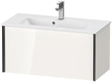 Duravit Waschtischunterbau XVIU Compact 810 mm weiß matt mit Tip-On-Technik für ME by Starck