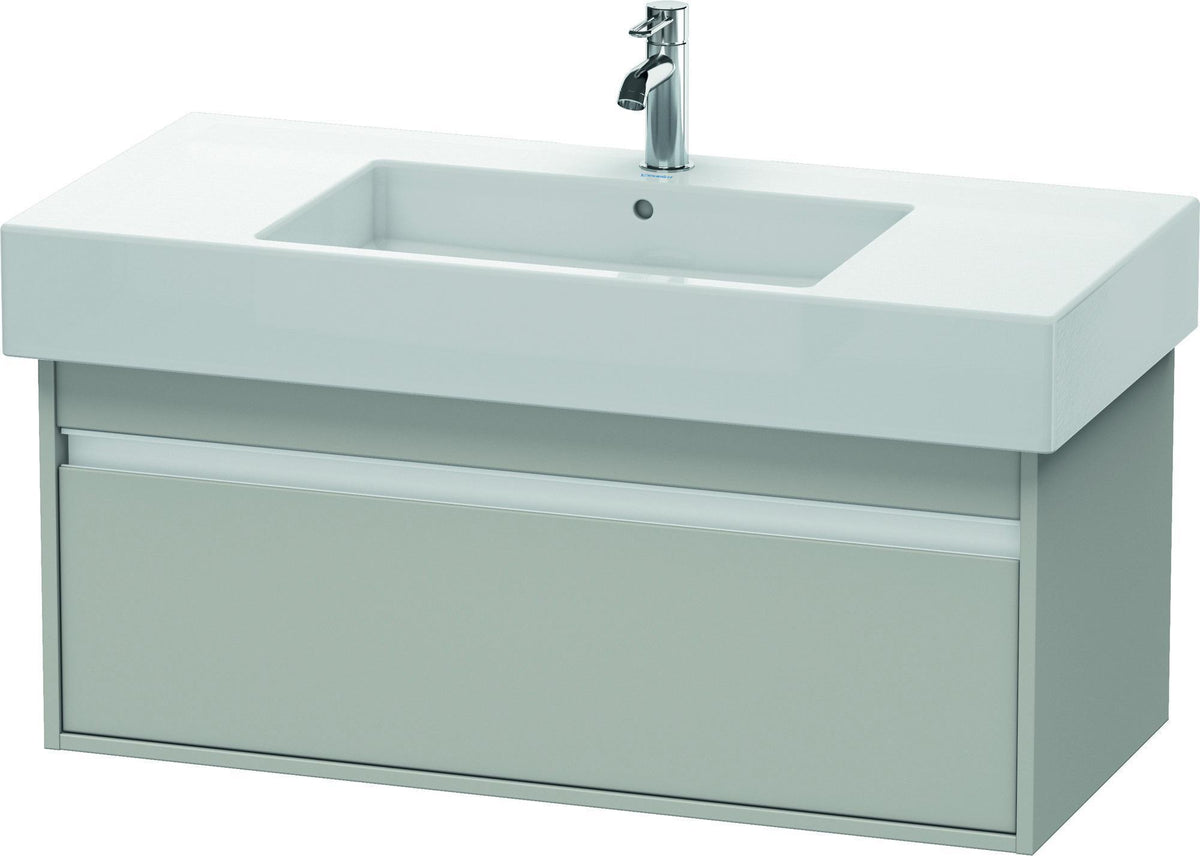 DURAVIT Ketho Waschtischunterbau 1000 mm wandhängend basalt matt mit 1 Auszug