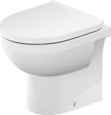 Duravit No.1 Stand-WC 480 mm spülrandlos mit HygieneGlaze, weiß