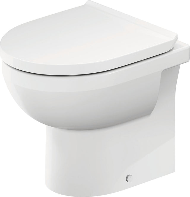 Duravit No.1 Stand-WC 480 mm spülrandlos mit HygieneGlaze, weiß