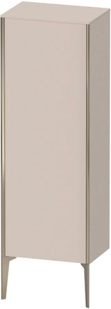 DURAVIT XViu Halbhochschrank 1330 mm, links, champagner matt/basalt matt, mit Push-Open & Soft-Close