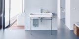 DURAVIT Möbelwaschtisch Happy D.2 1000 mm mit Überlauf und Hahnlochbank, weiß