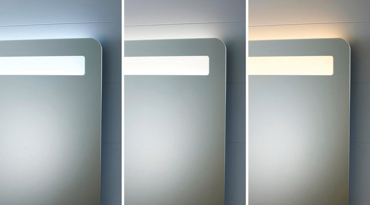 DURAVIT Luv Wandspiegel 500x800 mm mit LED-Beleuchtung, Spiegelheizung und berührungsloser Bedienung
