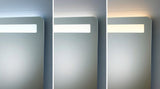 DURAVIT Luv Wandspiegel 500x800 mm mit LED-Beleuchtung, Spiegelheizung und berührungsloser Bedienung