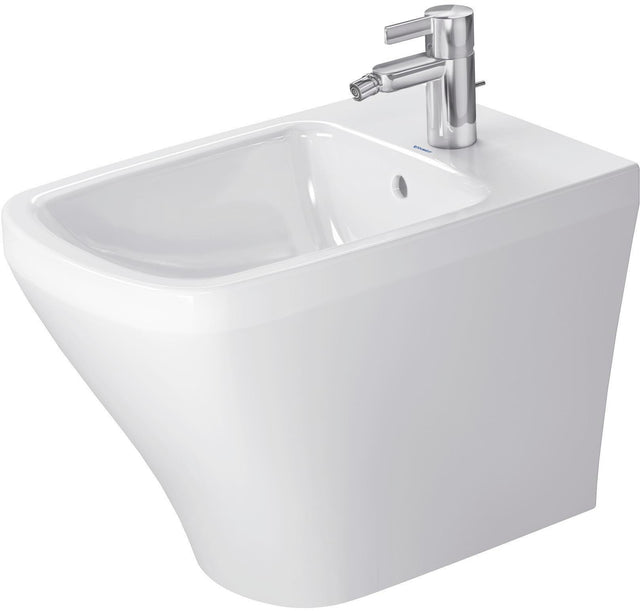 DURAVIT DuraStyle Stand-Bidet 575 mm weiß mit Überlauf und 1 Hahnloch