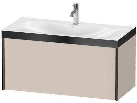 Duravit XVIU Möbelwaschtischset 1000x480mm mit Unterbau, Auszug & Viu Keramik