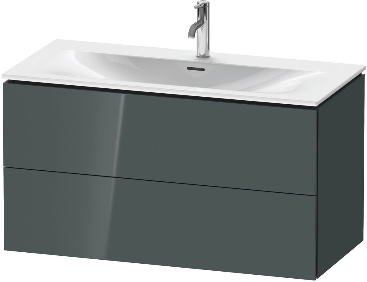 DURAVIT L-Cube Waschtischunterbau, wandhängend, 1020 mm, 2 Schubkästen, weiß matt