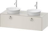 Duravit White Tulip Konsolenwaschtischunterbau 1300 mm Eiche Mittel von Philippe Starck