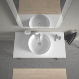 DURAVIT Cape Cod Aufsatzbecken 480 mm, Weiß Seidenmatt, mit Armatureninsel, ohne Überlauf