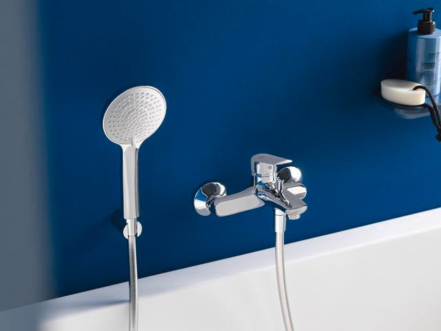 Duravit Handbrause 3-Jet D110 – Soft Rain, Rain & Intense Rain, Chrom Weiß, 110 mm, Antikalk