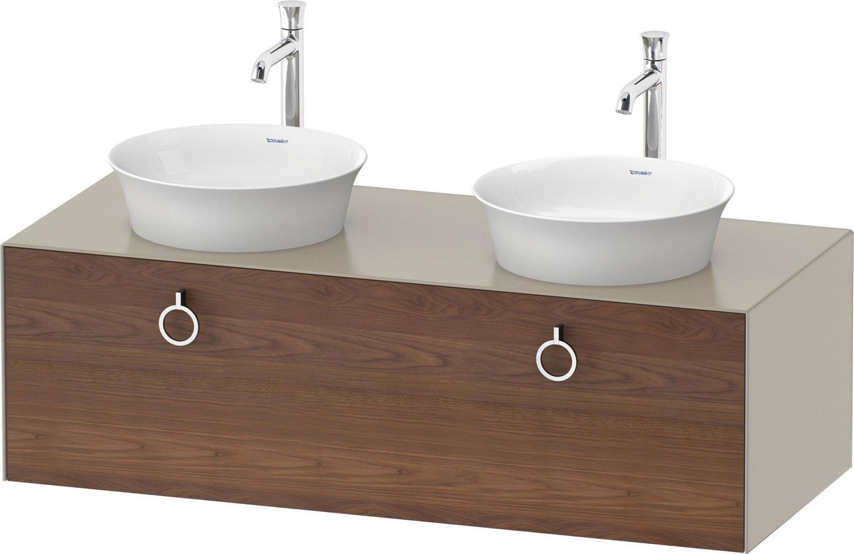 DURAVIT White Tulip Waschtischunterbau 1300 mm, 1 Auszug, wandhängend, weiß seidenmatt