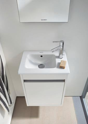 Duravit Ketho Waschtischunterbau 400 mm betongrau matt, 1 Tür links, für ME by Starck