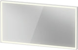 DURAVIT L-Cube Lichtspiegel 650x700mm mit Sensor, LED-Beleuchtung, Spiegelheizung & Kondensschutz, Weiß