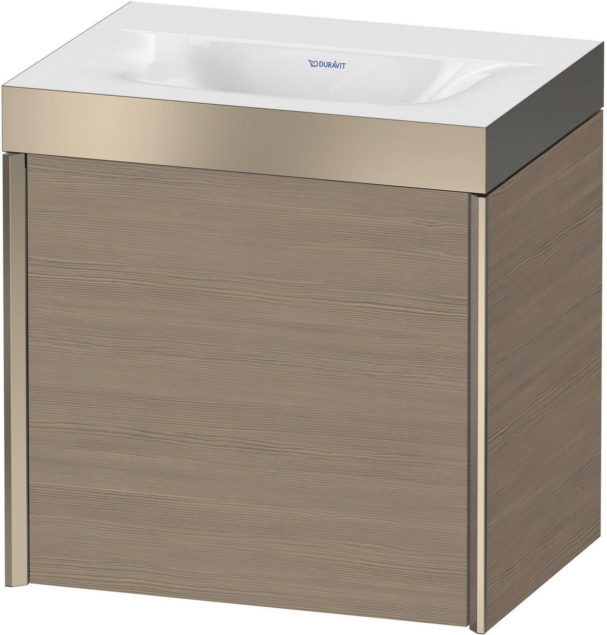 DURAVIT XViu Waschtischunterbauset c-bonded wandhängend 460x450x330 mm Eiche Schwarz