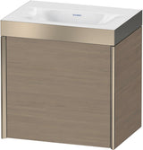 DURAVIT XViu Waschtischunterbauset c-bonded wandhängend 460x450x330 mm Eiche Schwarz
