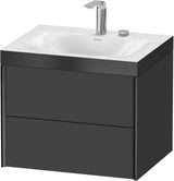DURAVIT XViu Waschtischunterbauset 2 Schubkästen 503x600x480 mm Anthrazit