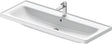 DURAVIT D-Neo Waschtisch 1205 mm, weiß mit Überlauf und Hahnlochbank