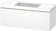 DURAVIT L-Cube c-bonded Waschtischset 1200 mm wandhängend weiß mit Tip-on Technik