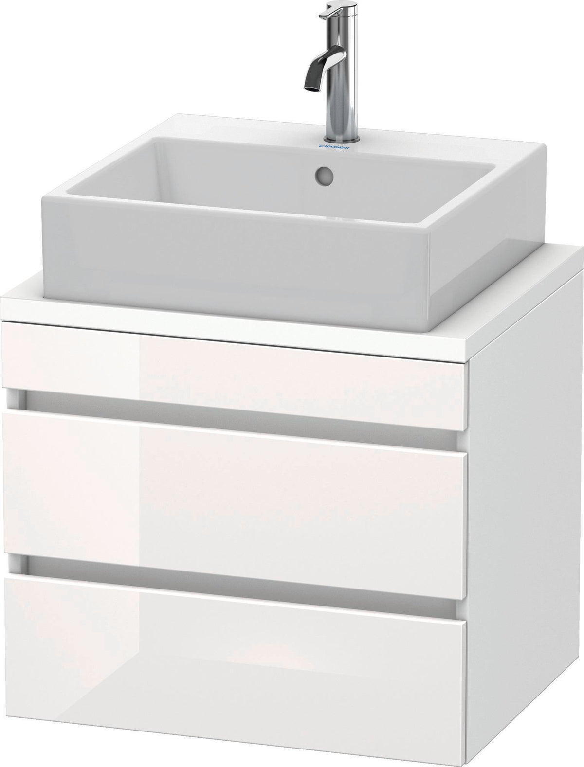 DURAVIT DuraStyle Konsolenunterschrank 600 mm betongrau matt mit 2 Schubkästen und Soft-Close