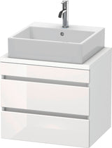 DURAVIT DuraStyle Konsolenunterschrank 600 mm betongrau matt mit 2 Schubkästen und Soft-Close