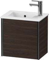 DURAVIT XViu Waschtischunterbau wandhängend 410 mm Nussbaum mit Tip-On-Technik
