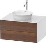 DURAVIT White Tulip Waschtischunterbau wandhängend 800 mm mit 2 Schubkästen & LED-Innenbeleuchtung