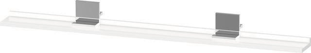 DURAVIT Sivida Spiegelablage 1280x115x35 mm – Chrom/Weiß Matt, inkl. Befestigungsmaterial