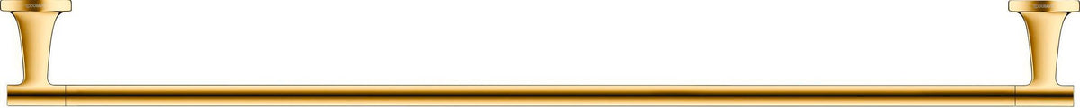 DURAVIT Starck T Handtuchhalter, Chrom, 610 mm – Wandmontage, verdeckte Befestigung