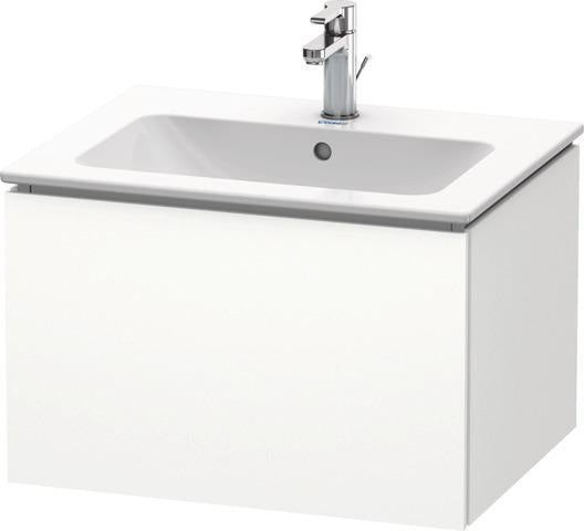 Duravit L-Cube Waschtischunterbau 620 mm taupe supermatt mit Tip-On-Technik