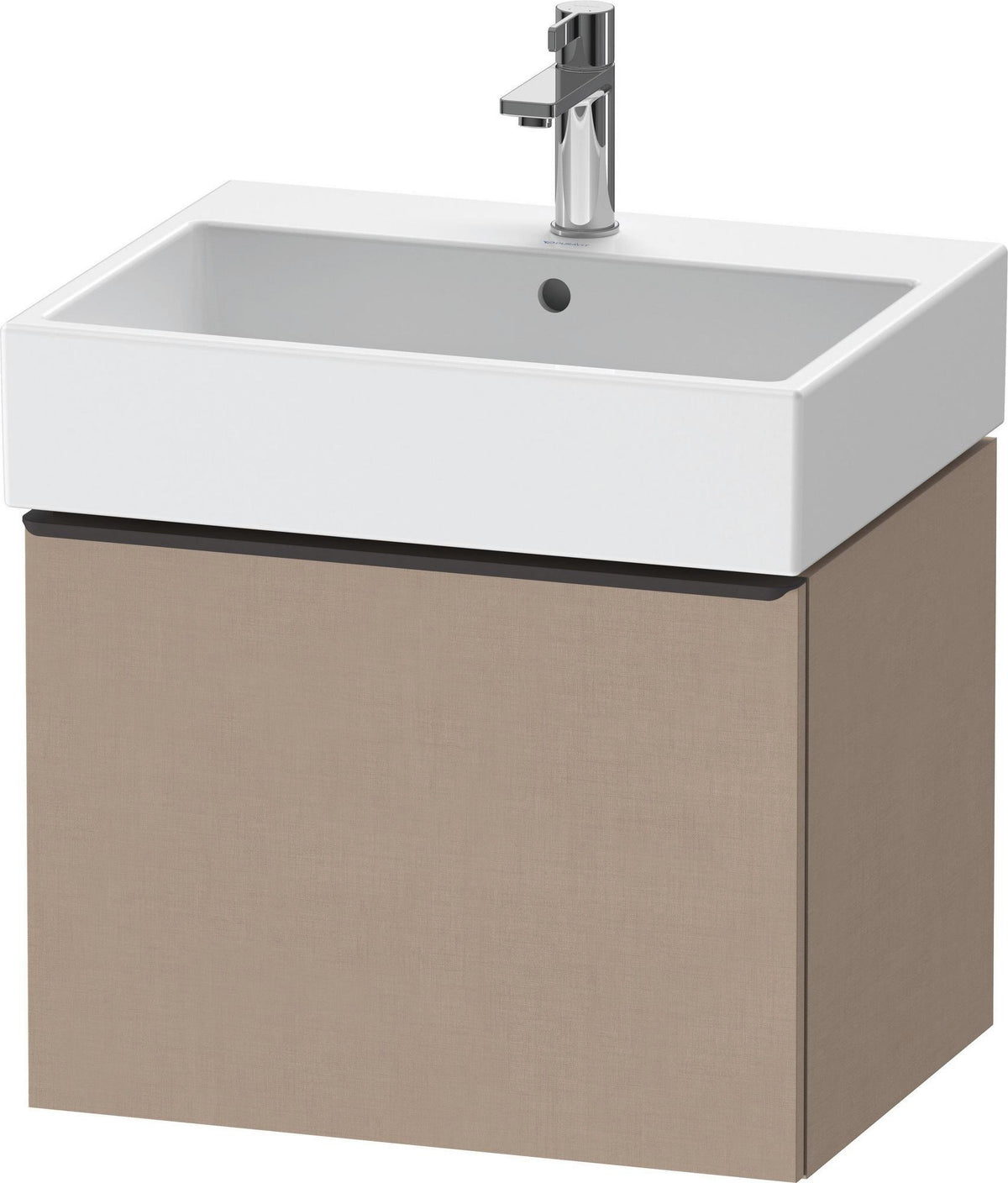 DURAVIT D-Neo Waschtischunterbau 584 mm wandhängend mit 1 Auszug, Griff Bronze, Weiß Matt