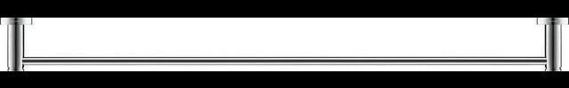 DURAVIT D-Code Handtuchhalter 848 mm Chrom – Wandmontage mit Befestigungsmaterial