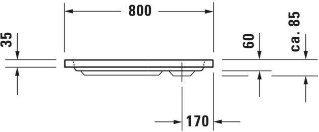 DURAVIT D-Code Duschwanne 800x800 mm Weiß Sanitäracryl Quadratisch