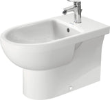 Duravit No.1 Stand-Bidet 650 mm weiß, mit Überlauf und Hahnlochbank