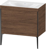 DURAVIT XViu c-bonded Waschtischset 800 mm mit 2 Auszügen, bodenstehend, Soft-Close