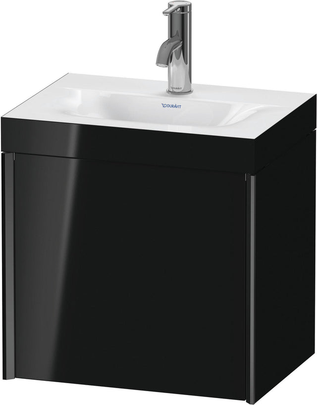 DURAVIT XViu c-bonded Waschtischunterbauset 460 mm, 1 Tür, schwarz matt
