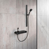 Duravit Handbrause 3-Jet D110 – Soft Rain, Rain & Intense Rain, Chrom Weiß, 110 mm, Antikalk