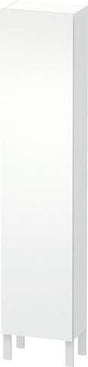 DURAVIT Hochschrank L-Cube 243x400x1760mm, 1 Tür links, weiß matt – Soft-Close, 4 Glasböden