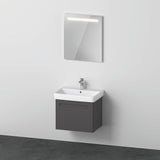 Duravit No.1 Möbel-Set 600x450mm, Waschtisch mit Unterbau und Spiegelschrank, Weiß Matt