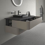 DURAVIT Aufsatzbecken Happy D.2 Plus 500 mm Weiß mit Überlauf und Hahnlochbank