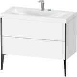 Duravit XViu Möbelwaschtischset 1000 mm mit Unterschrank und Viu Waschtisch