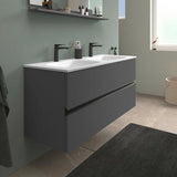 DURAVIT Sivida Spiegelablage 1200 mm in Chrom/Weiß Hochglanz – Ablage mit Befestigungsmaterial