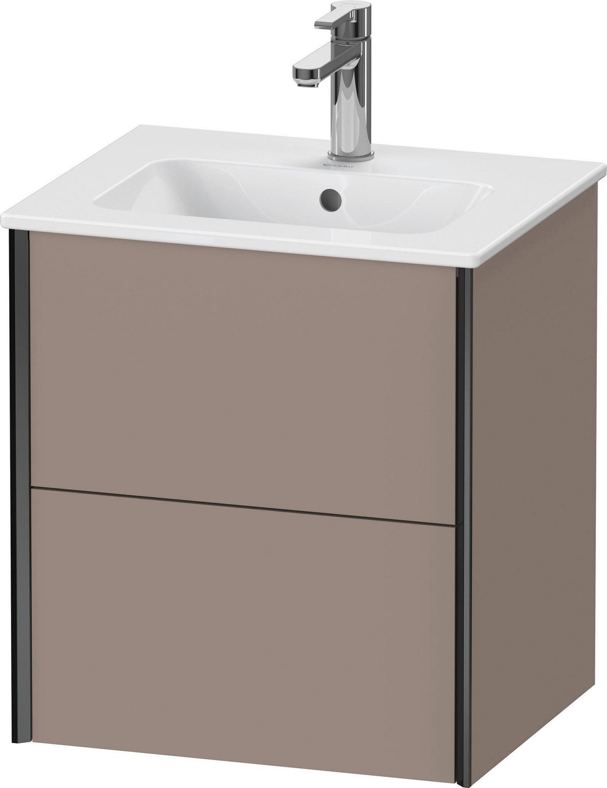 DURAVIT XViu Waschtischunterbau wandhängend 510 mm mit 2 Schubkästen und Tip-on Technik
